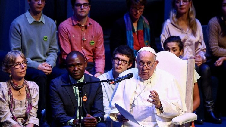 Franziskus am Samstag in Louvain