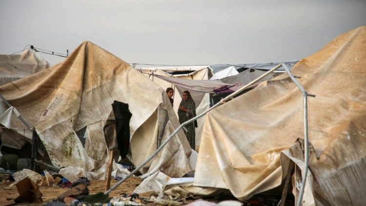 Flüchtlingscamp in Gaza-Teil von Al-Mawasi