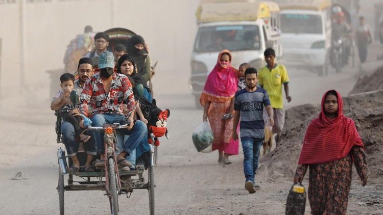 Straßenszene in Dhaka