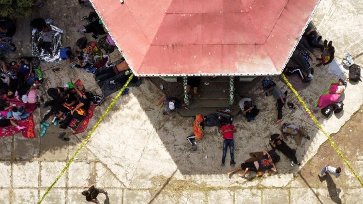 Migranten an der US-Grenze