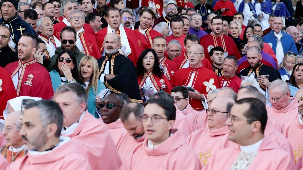 Падчас папскай Імшы на Корсіцы