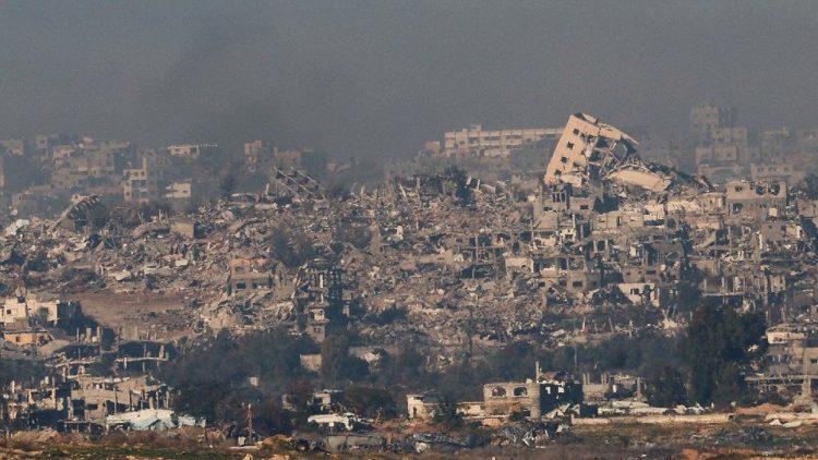 Bait Hanun en ruinas tras los bombardeos israelíes