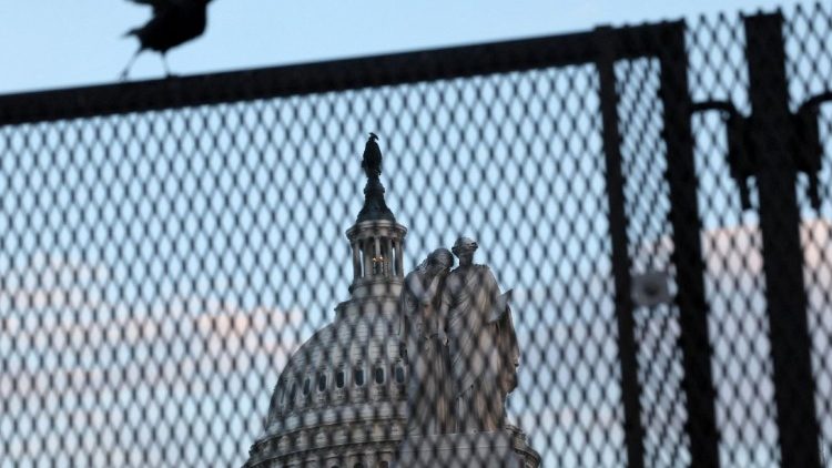 Sicherheitsmaßnahmen vor dem US Capitol 