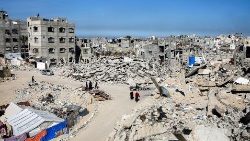 യുദ്ധാനന്തര ഗാസയിൽ നിന്നുള്ള ഒരു ദൃശ്യം