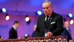 Il Gran Maestro dell'Ordine di Malta, Fra' Dunlap, ad Auschwitz