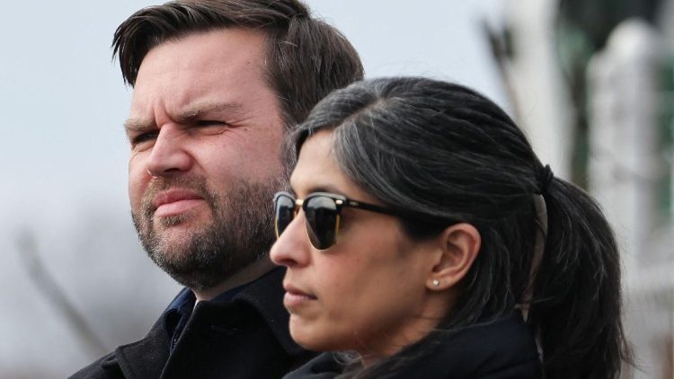 US-Vizepräsident JD Vance und seine Frau Usha Vance (Archivbild)