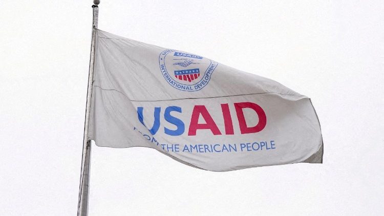 FILE PHOTO: The USAID building sits closed to employees after a memo was issued advising agency personnel to work remotely, in Washington
