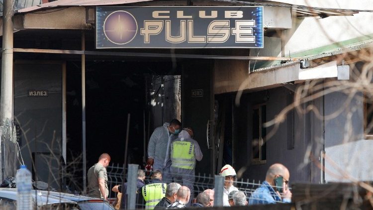 Nach dem Brand in Kocani