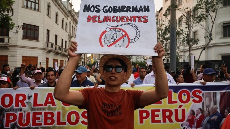Protest gegen Kriminalität und Unsicherheit am Wochenende in Lima