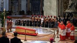 Pope Francis' coffin is transferred to St. Peter's Basilica