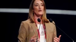 The President of the European Parliament, Roberta Metsola