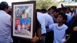 Trauerfeier: Darwin Cobenas ist eines der 13 Opfer des Anschlags in Pataz