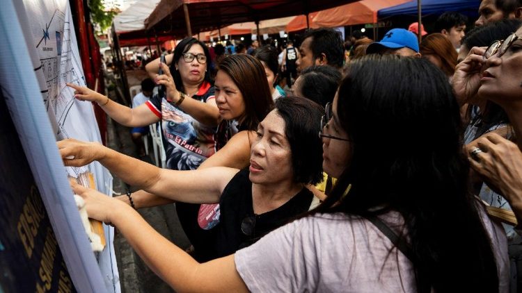 Filipinos vote during the midterm elections in the Philippines