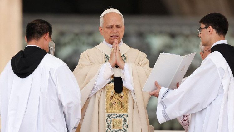 Папа Лъв ХIV на неделната молитва, 18 май 2025