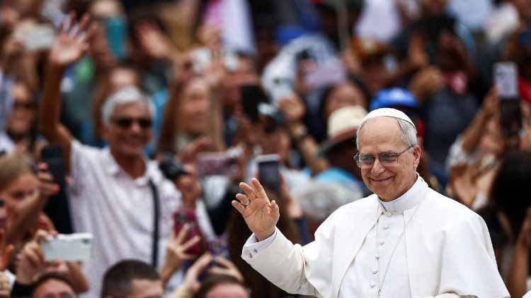 Papst Leo XIV. bei der Generalaudienz