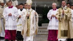 Popiežius Leonas XIV Šv. Jono Laterane bazilikoje