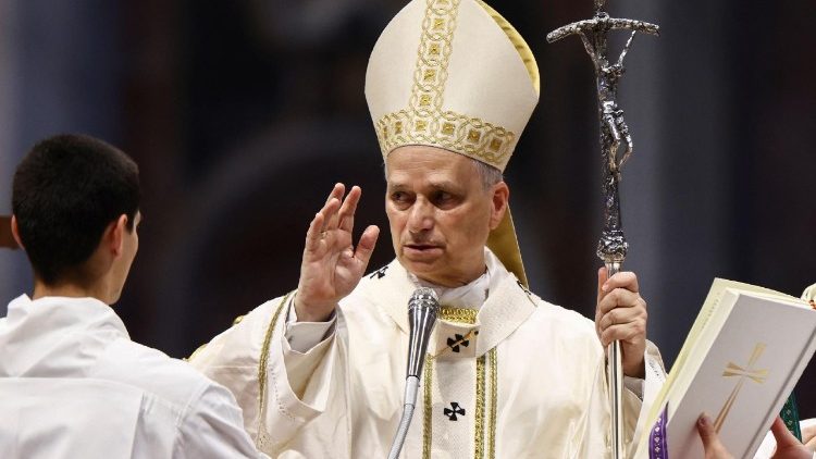 папата на литургията за Юбилея на спорта