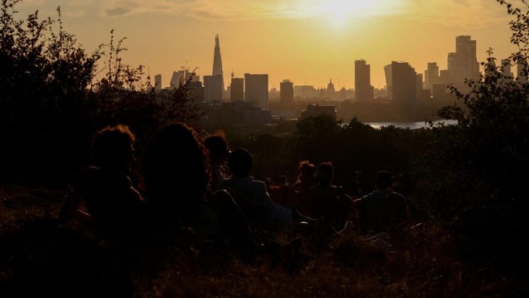 Sonnenuntergang über London