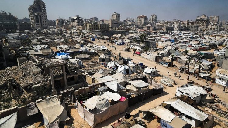 Gaza: Vertriebene Palästinenser in einer Zeltstadt