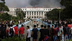 Le manifestazioni in Nepal