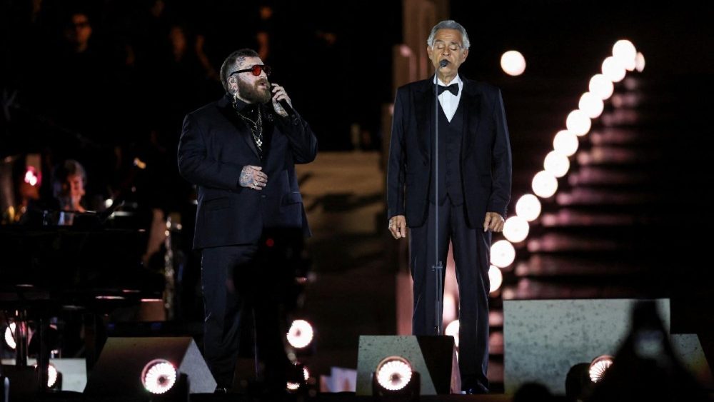 Andrea Bocelli partecipa all'evento "Grace for the World"