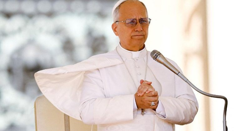 Леў XIV падчас агульнай аўдыенцыі