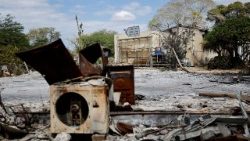 Il kibbutz di Nir Oz in Israele distrutto dopo l'attacco terroristico di Hamas (Reuters)