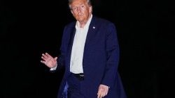 US-Präsident Trump ist nach dem "Friedensgipfel" in Ägypten wieder zurück in Washington, Bild vom 14. Oktober 2025