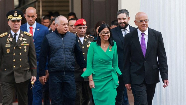 La presidente ad interim del Venezuela, Delcy Rodriguez