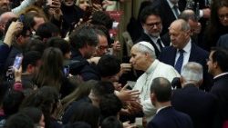 இத்தாலிய இளைஞர்களுடன் திருத்தந்தை 