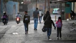 Students return to school from holiday break after U.S. strikes on Venezuela, in Caracas