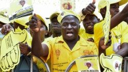 Anhänger von Museveni in Kampala