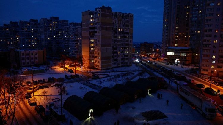 कीव में बिजली गुल