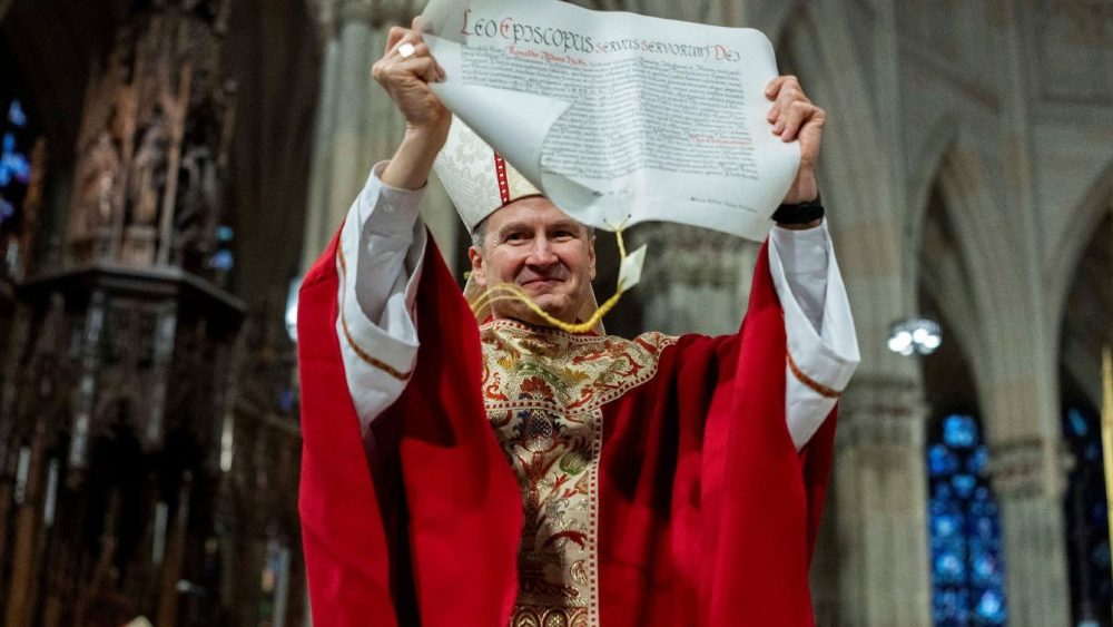 Mgr Ronald Hicks, nouvel archevêque de New York (États-Unis), lors de sa messe d'installation en la cathédrale Saint-Patrick, le 6 février 2026. 