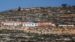 A new Israeli settlement near the town of Turmus Aya, in the Israeli occupied West Bank