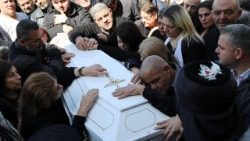 लेबनानी पुरोहित, फादर पियरे एल-राही का अंतिम संस्कार