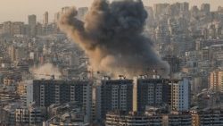 Izraeli csapás Bejrút déli részén