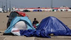 Binnenflüchtlinge am Donnerstag in Beirut