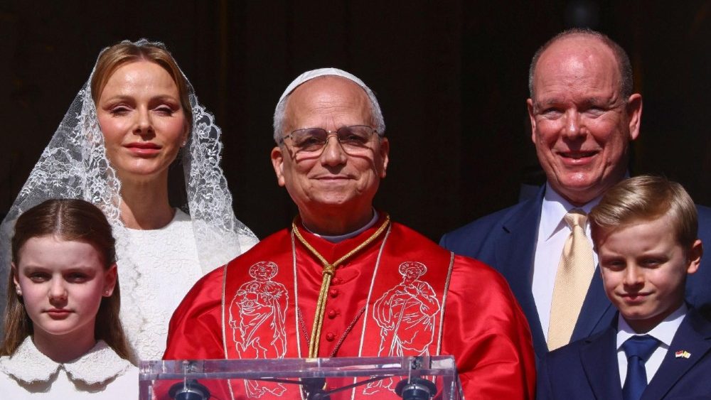 Прывітанне жыхароў Манака