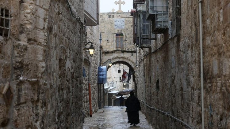 Holy Week celebrations are limited this year due to the ongoing conflict