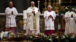 पास्का जागरण की धर्मविधि में पोप लियो 14वें