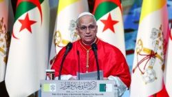 Прамова Льва XIV у канферэнц-цэнтры “Djamaa el Djazair” перад прадстаўнікамі ўлады, грамадзянскай супольнасці і дыпламатычнага корпуса