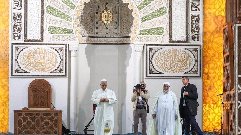 Pope Leo XIV visits the Great Mosque Of Algiers