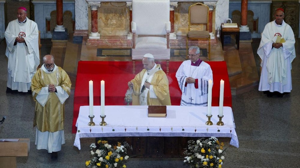 Святая Імша ў Базіліцы святога Аўгустына ў Анабе