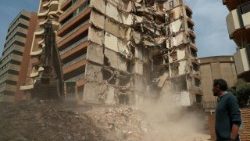 Beirut, capitale libanese, a seguito dell'ennesimo attacco israeliano