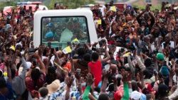 Le Pape Léon XIV lors de sa visite au Cameroun, du 15 au 18 avril. 