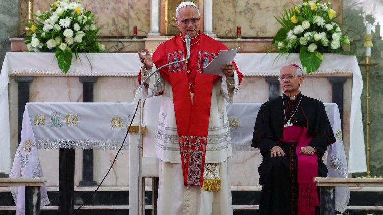 Папа Римский Лев XIV на встрече с духовенством Анголы (20 апреля 2026 г.)