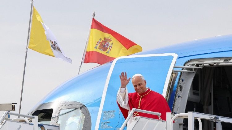 Pāvests ierodas Madridē