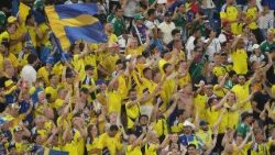 Beim Spiel Schweden vs. Tunesien an diesem Montag