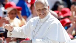 Pope Leo XIV holds the weekly general audience in Saint Peter's Square at the Vatican